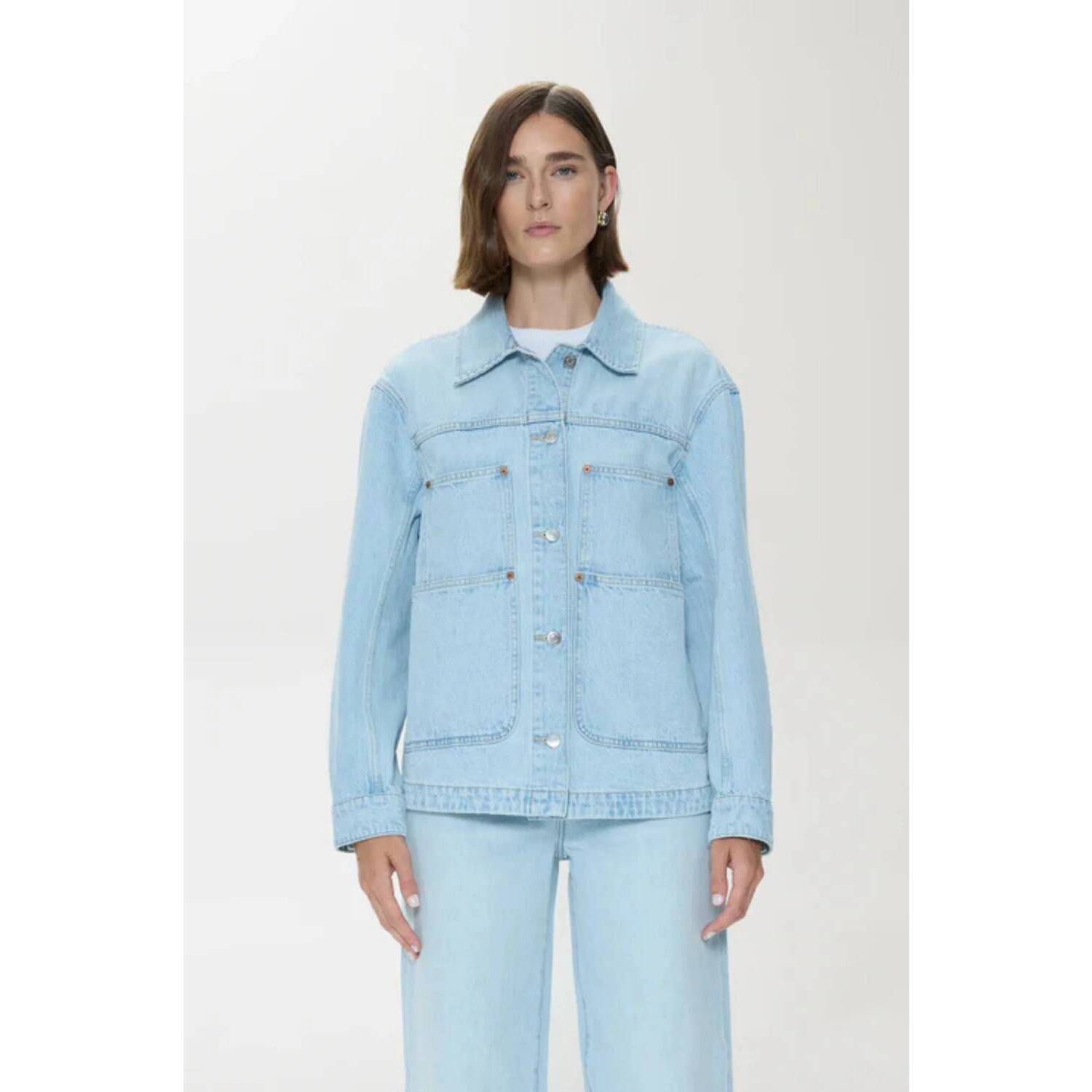 New Pistola Karlee Chore Jacket In Postcards